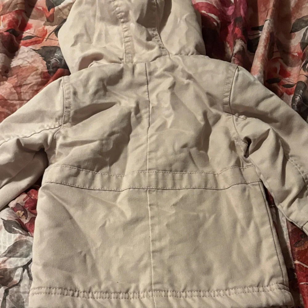 Cat & Jack Baby Girls Light Pink Hooded Puffer Jacket Size 12 Month